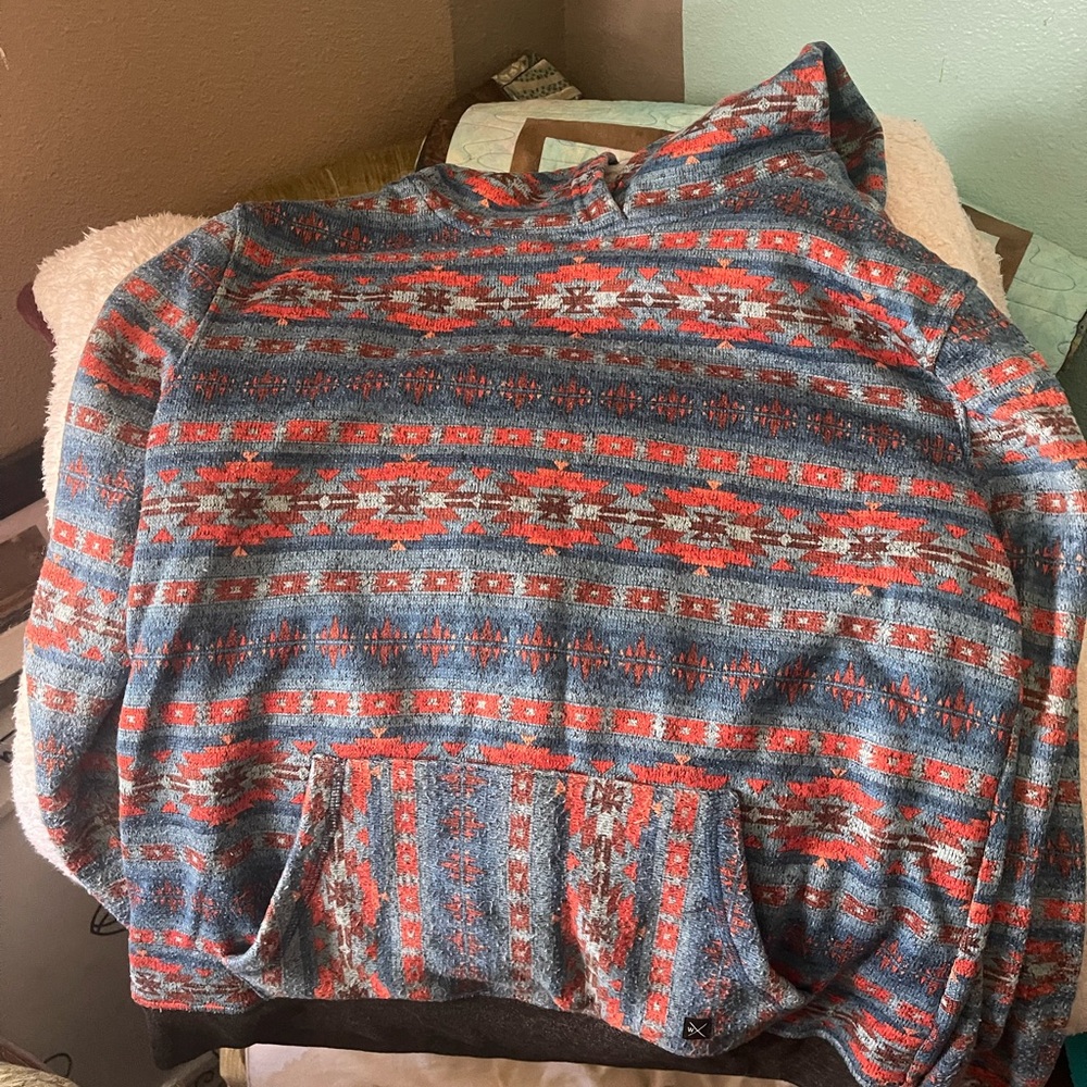 Mens Aztec hoodie